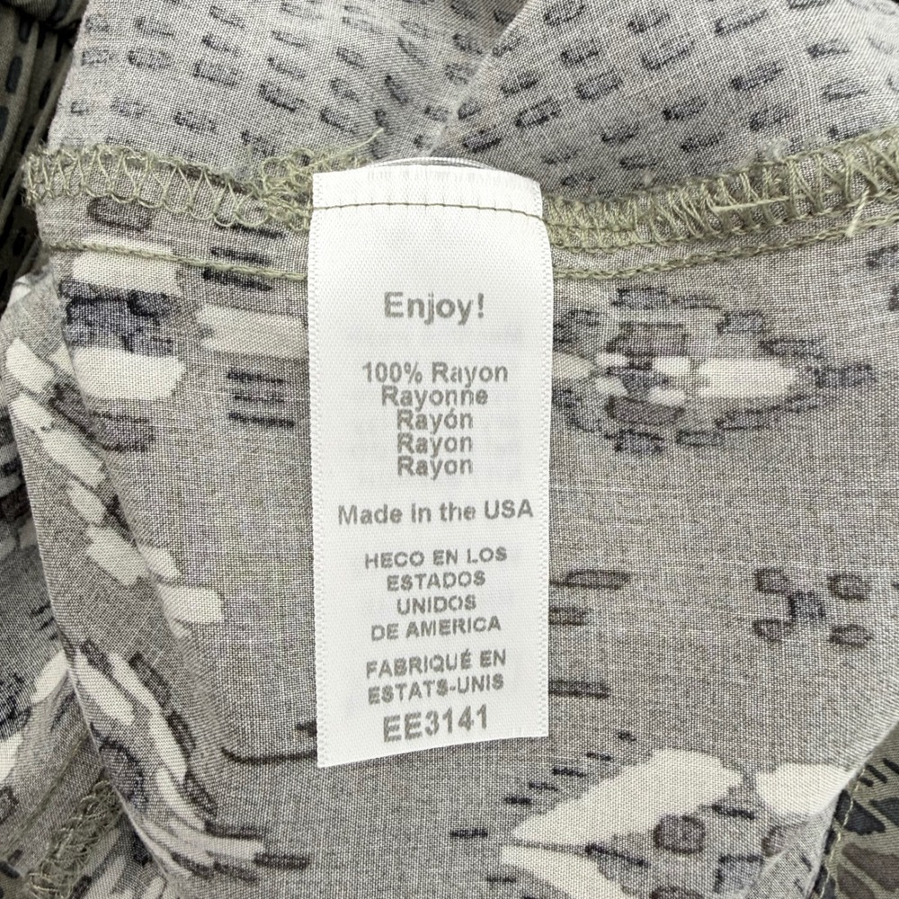 Michael Stars Jenny Printed Pants Wide Leg Rayon S Boho Lagenlook Resort Coastal - Picture 8 of 9